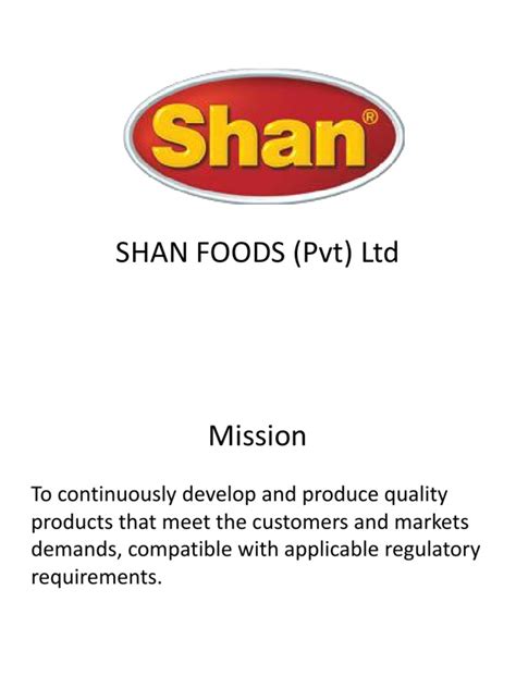 Shan Foods (Pvt) Ltd