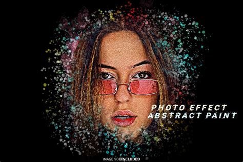 Abstract Paint Photo effect | Creative Market