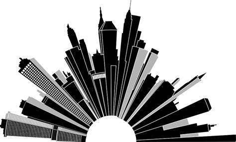 Free vector graphic: Cityscape, Buildings, Skyscrapers - Free Image on Pixabay - 1254614