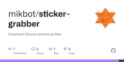 GitHub - mikbot/sticker-grabber: Download Discord stickers as files