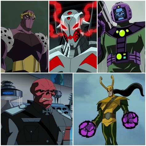 Avengers Earths Mightiest Heroes Villains