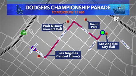 Dodgers set World Series celebration parade route | KTLA