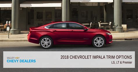 All 2018 Chevrolet Impala Trim Levels Compared | Valley Chevy