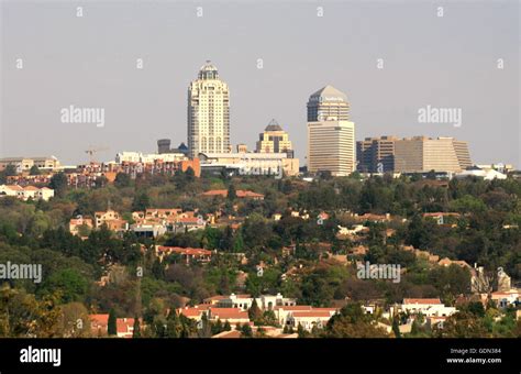 Sandton Skyline, Johannesburg, Gauteng, South Africa Stock Photo ...