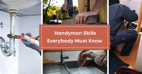 8 Handyman Skills Everybody Must Know