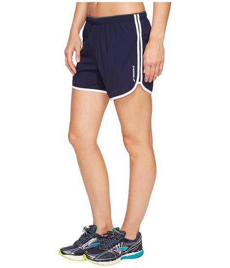 Brooks Women's Go-To 5" Athletic Running Shorts Navy/White Size X-Large - Walmart.com