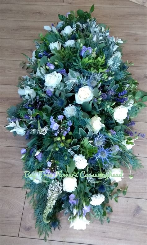 Scottish style Coffin Spray - Bay Tree Flowers