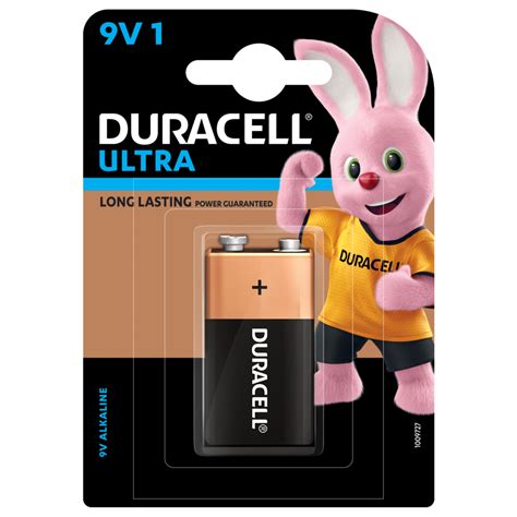 Duracell Ultra Alkaline 9v Batteries