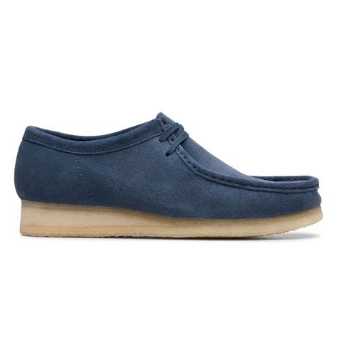 Clarks Wallabee Mens Shoes Deep Blue 26140975 - Walmart.com