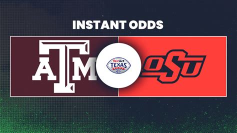 Texas Bowl Odds: Texas A&M vs Oklahoma State Spread, Lines, Schedule