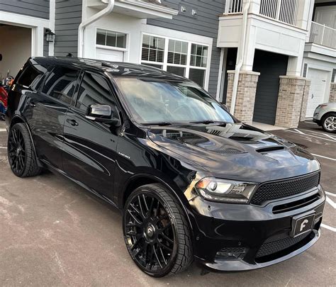 2021 Full Black Dodge Durango RT SUV on Forgiato Wheels