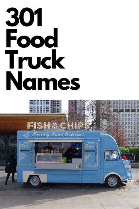 301 Creative & Cool Food Truck Name Ideas | Food truck business, Food truck, Truck names