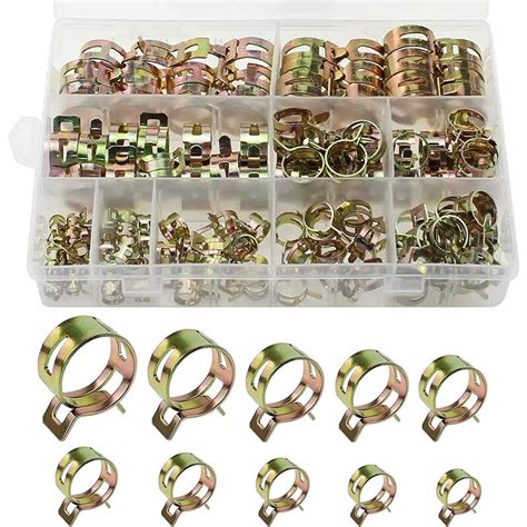 120pcs Hose Clamps Spring Clamp Adjustable Hose Clamps Hose Clips Parts ...