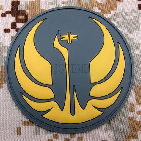 Grey The Jedi Order Insignia Old Republic 3D PVC patch PB1447-in Patches from Home & Garden on ...