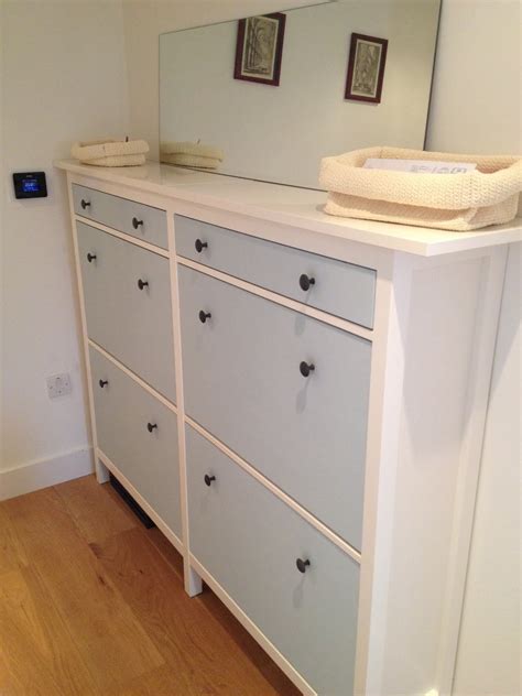 Wedded Hemnes Shoe Cabinets [Twined and Painted] - IKEA Hackers - IKEA ...