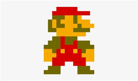 8 Bit Mario By Pokedude911 - Super Mario Bros 1 Mario Transparent PNG ...