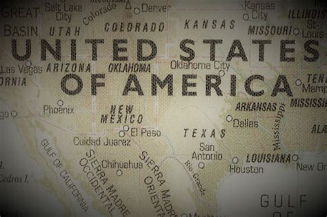 Old Map Of The USA Free Stock Photo - Public Domain Pictures