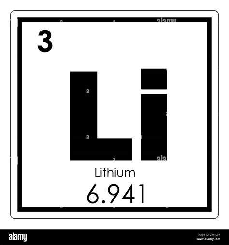 Lithium atom hi-res stock photography and images - Alamy