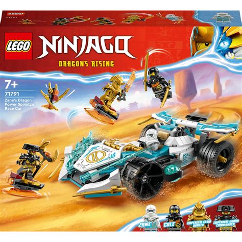 LEGO NINJAGO: Zane Dragon Power Spinjitzu Race Car Toy (71791) Toys - Zavvi UK