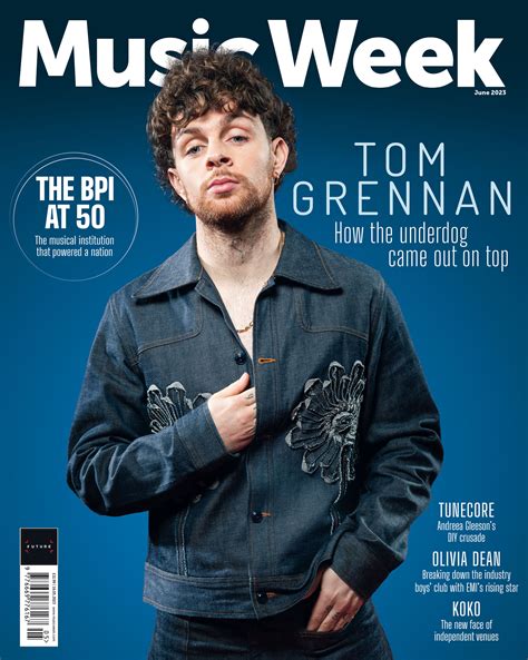 Tom Grennan covers the June edition of Music Week | Media | Music Week