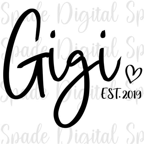 Free Gigi Svg File 189 SVG PNG EPS DXF File