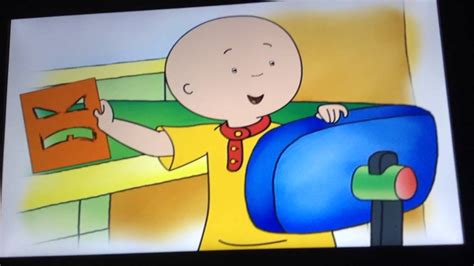 Caillou shoo shoo bird fly away - YouTube