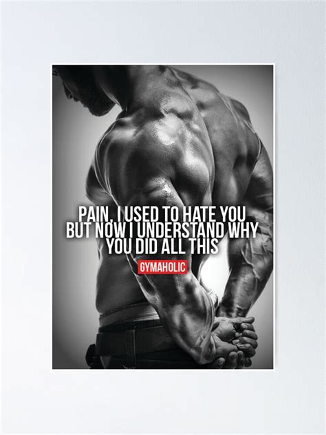 "Bodybuilding and Fitness Inspirational Quote" Poster by superfitstuff | Redbubble