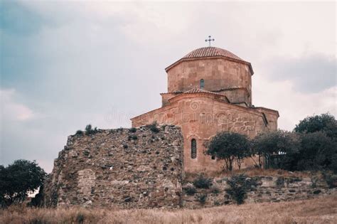 Sunset Panorama of Jvari Monastery Stock Image - Image of caucasus, history: 105006319