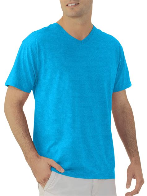 Fruit of the Loom Men's Platinum Eversoft Short Sleeve V Neck T Shirt, up to Size 4XL - Walmart.com