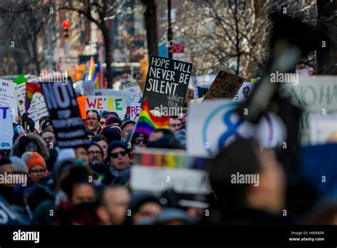 New York City, USA. 4th Feb, 2017. Thousands of LGBTQ activists and ...