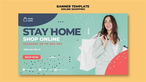 Online shopping banner template | Free PSD File