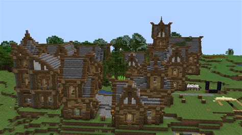 Town Minecraft Villager House Ideas