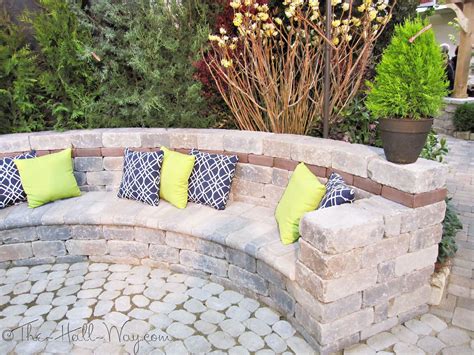 Stone Garden Bench With Back | Stone Garden