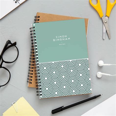 A4 Personalised Notebook By Able Labels