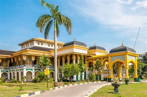 Sultans Palace in Medan stock photo. Image of traveling - 31776472