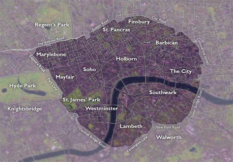 Central London Congestion Zone Map