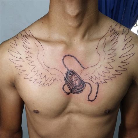 65+ Best Angel Wings Tattoos Designs & Meanings - Top Ideas (2019)