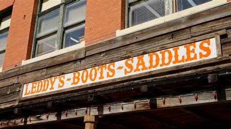 Leddys Boots Saddles at Fort Worth Stockyards in the Historic District - FORT WORTH, UNITED ...