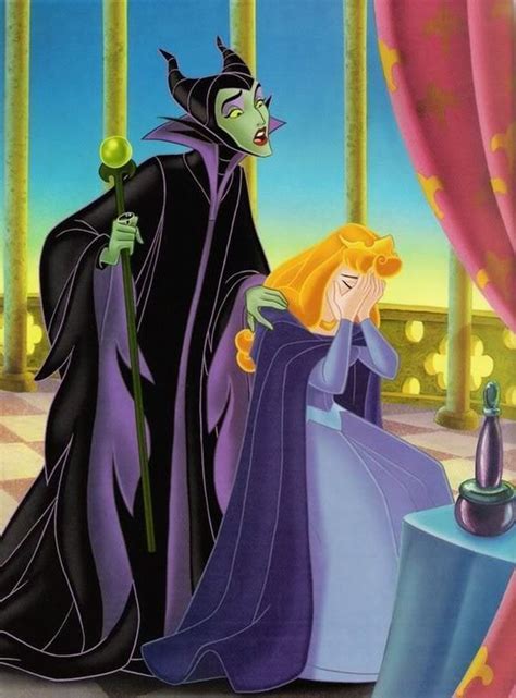 *MALEFICENT & PRINCESS AURORA ~ Sleeping Beauty, 1959 | Sleeping beauty ...