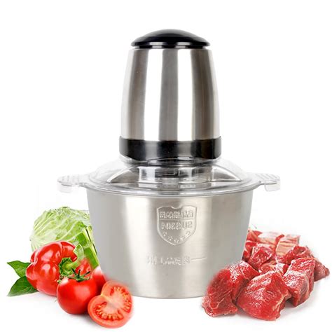 Aliexpress.com : Buy GZZT Electric Mini 2L Meat Grinder Meat/Vegetable ...