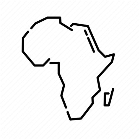 Africa Continent Geography Map Maps Of Africa Icon - vrogue.co