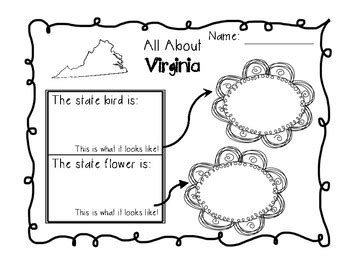 Virginia State Symbols by Karley Arsenault | Teachers Pay Teachers