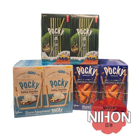 Japan's Glico Pocky (Premium Flavors - Matcha, Salty Vanilla, Crush ...