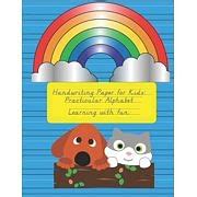 Buy Handwriting Paper for Kids : Practicular Alphabet Learning with Fun.: Cursive Writing Books ...