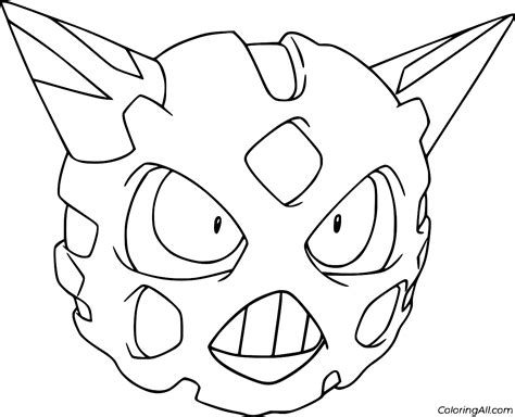 Glalie Coloring Page - ColoringAll