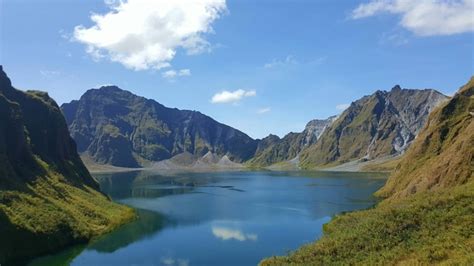 Hiked for an hour for this view Mt Pinatubo Crater Lake Philippines ...