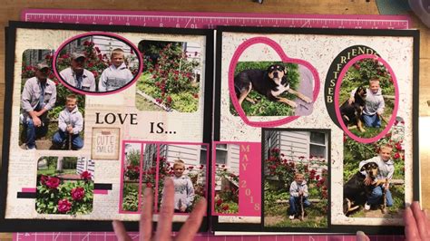 12 x 12 Scrapbook Page layouts Designs - YouTube