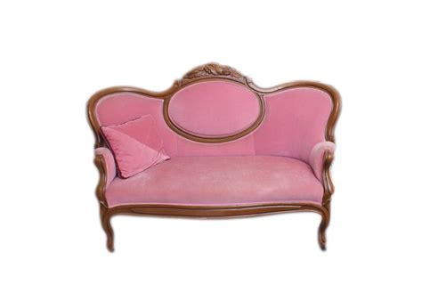 Velvet Reproduction Victorian Settee | EBTH