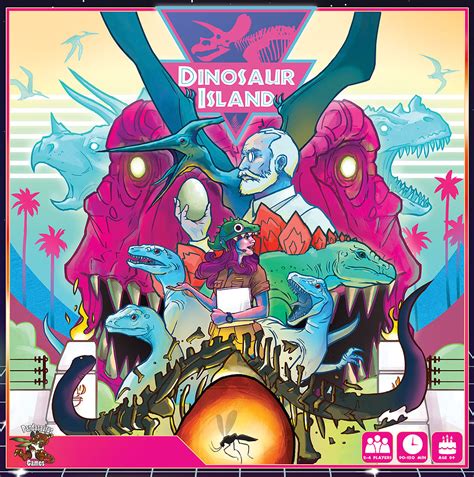 Buy Boardgames - Dinosaur Island Board Game - English - Archonia.com