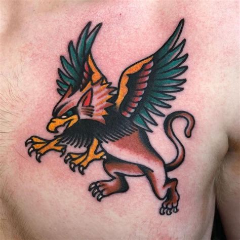 Griffin tattoo, Gryphon tattoo, Tattoos